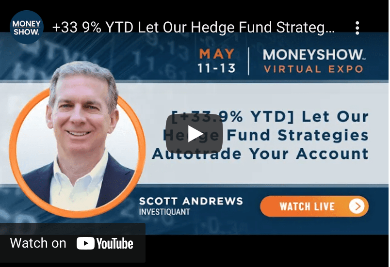 "+33.9% YTD, Let Our Hedge Fund Strategies Autotrade Your Account" by Scott Andrews
